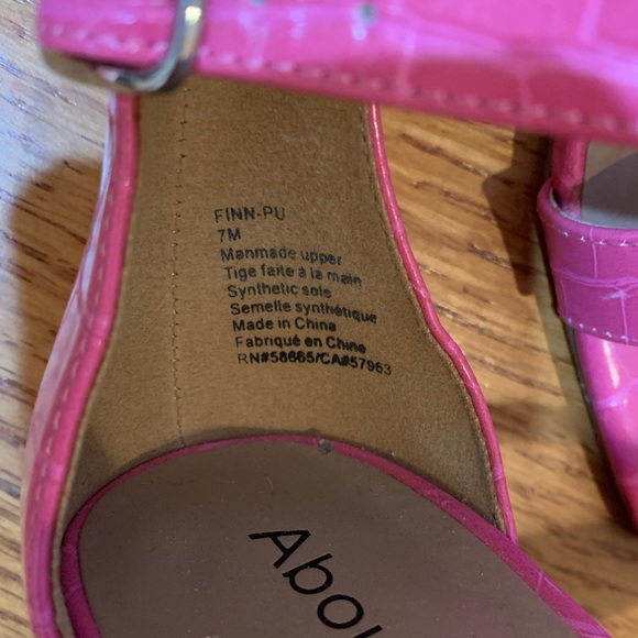 Abound Finn Ankle strap sandal in pink croco - Picture 10 of 14